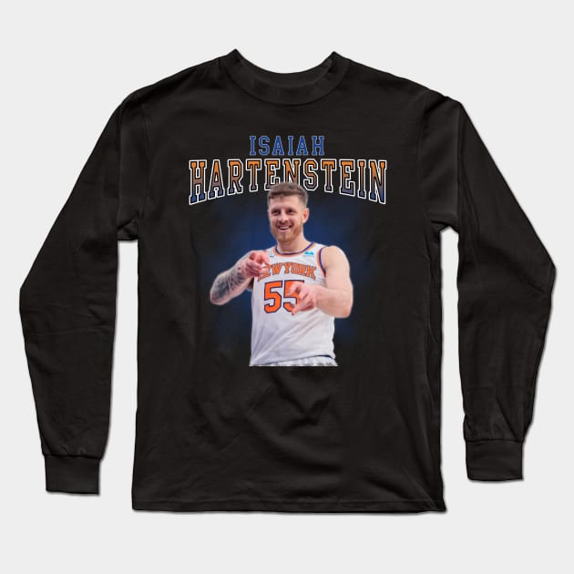 Isaiah Hartenstein Long Sleeve T-Shirt by Bojes Art